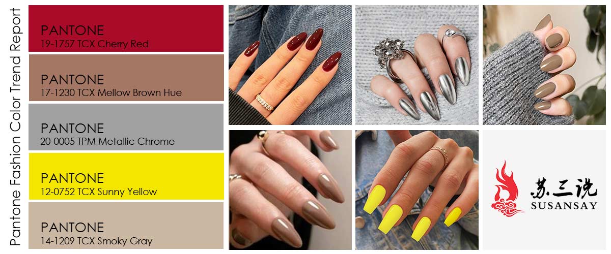 Top 5 Nail Colors Trending in 2025 for Salons, Wholesale Buyers, and Brand Owners | Susansay